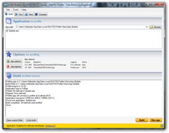 EQATEC Profiler screenshot