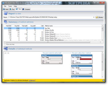EQATEC Profiler screenshot 3