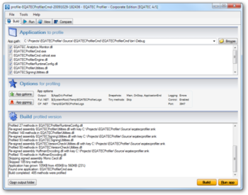 Eqatec Profiler screenshot