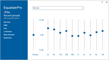 EqualizerPro screenshot