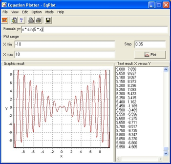 Equation Plotter - EqPlot screenshot