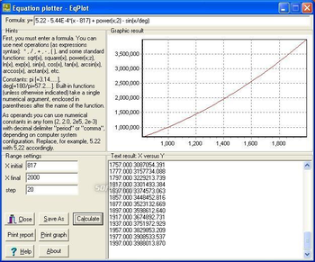 Equation Plotter - EqPlot screenshot 3