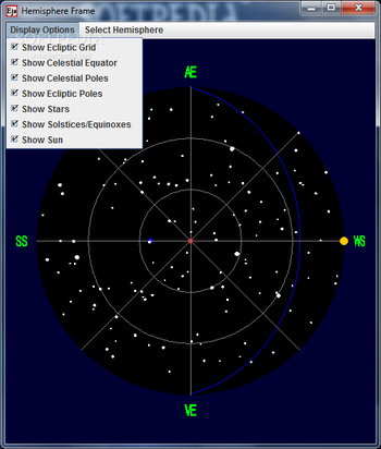 Equinox Precession Model screenshot 2