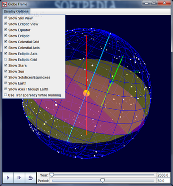 Equinox Precession Model screenshot 4