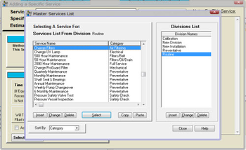 Equipment Maintenance Control screenshot 2