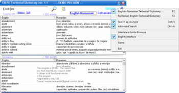 ER-RE Technical Dictionary screenshot 2