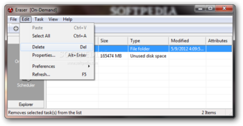 Eraser Portable screenshot 3