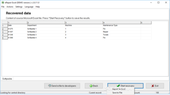 eRepair Excel screenshot 3