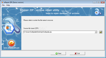 eRepair ZIP screenshot