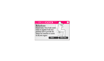 ErgoClock screenshot
