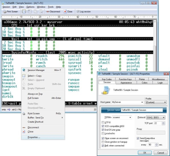 Erics TelNet98  screenshot