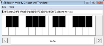 Ericsson Melody Creator and Translator screenshot