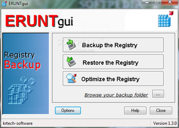 ERUNTgui screenshot