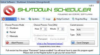 ES Auto Shutdown Scheduler screenshot