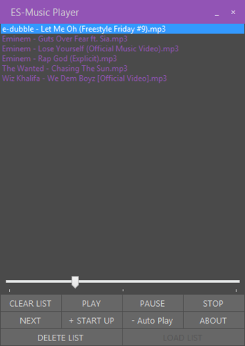 ES-Music Player screenshot