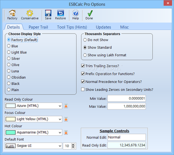 ESBCalc Pro screenshot 2