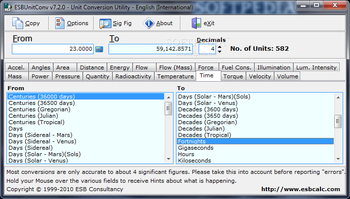 ESBUnitConv - Freeware Unit Conversion screenshot 12