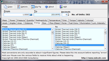 ESBUnitConv Portable screenshot 5