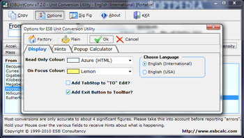 ESBUnitConv Portable screenshot 8