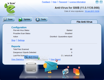 eScan Anti Virus with Cloud Security for SMB screenshot 2