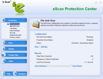 eScan Corporate for Citrix Servers screenshot 2