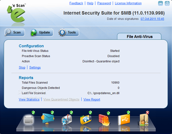 eScan Internet Security Suite with Cloud Security for SMB screenshot 12