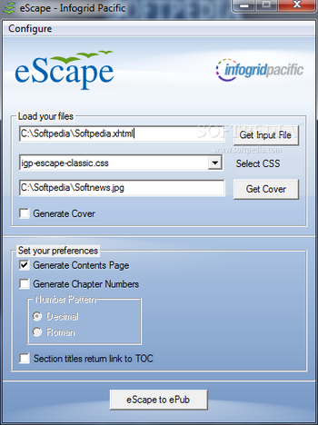 eScape screenshot