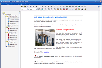 Eschelbacher Enterprises WebEditor screenshot