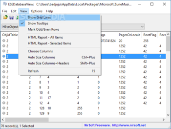 ESEDatabaseView screenshot 5