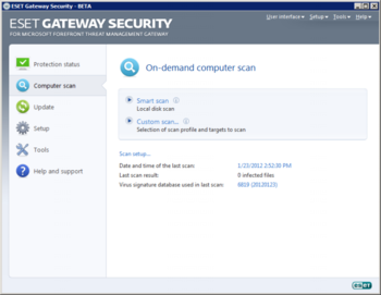 ESET Gateway Security screenshot