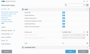 ESET Internet Security (ESET Smart Security) screenshot 17