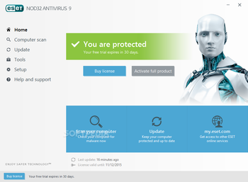 ESET NOD32 Antivirus screenshot