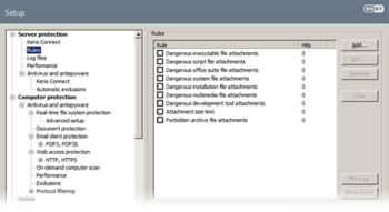 ESET Security for Kerio screenshot 6