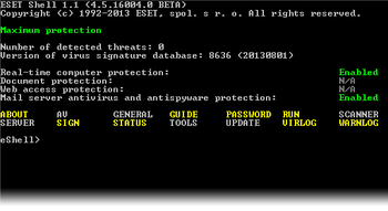 ESET Security for Kerio screenshot 7