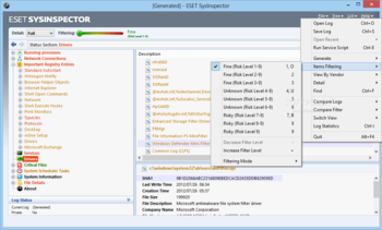 ESET SysInspector screenshot 5
