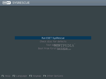 ESET SysRescue screenshot 3