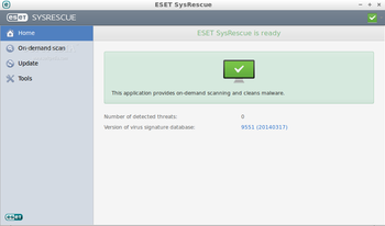ESET SysRescue screenshot 4
