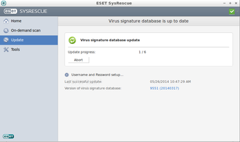 ESET SysRescue screenshot 7