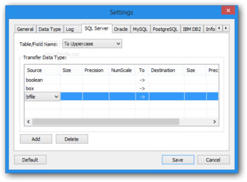 ESF Database Migration Toolkit Professional screenshot 7