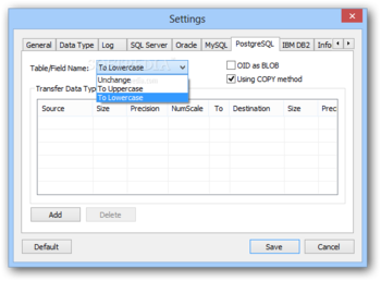 ESF Database Migration Toolkit Standard screenshot 9