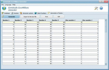 Esmistudio EuroMillions Generator screenshot 4