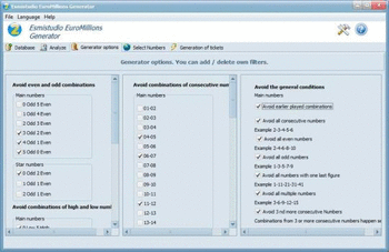 Esmistudio EuroMillions Generator screenshot 6