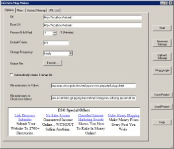 ESO Google Site Map Generator screenshot 3