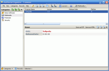 eSoftSerial Organizer screenshot