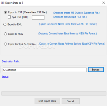 eSoftTools NSF to PST Converter screenshot 2