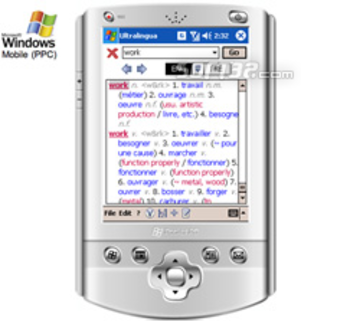 Esperanto-English Dictionary by Ultralingua for Windows Mobile screenshot 2
