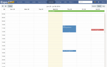 EspoCRM screenshot