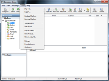 Espresso screenshot