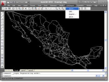 ESRI Import for AutoCAD screenshot