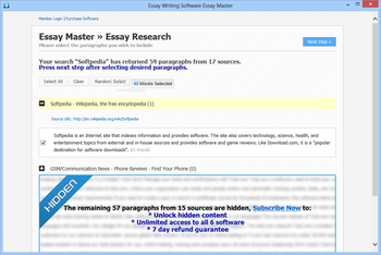 Essay Writing Software Essay Master screenshot 2